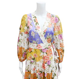 ZIMMERMANN | Pattie Floral Wrap Midi Dress