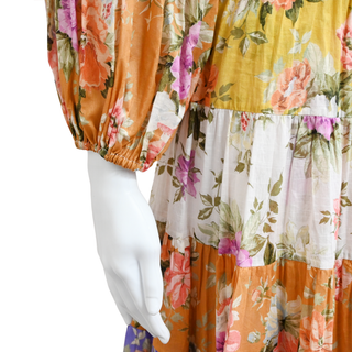 ZIMMERMANN | Pattie Floral Wrap Midi Dress