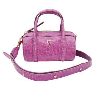 ERIC JAVITS | Lavender Mini Duffel Crossbody Bag