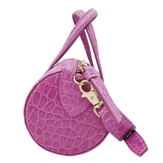 ERIC JAVITS | Lavender Mini Duffel Crossbody Bag