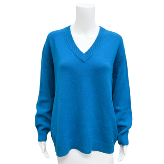 GUCCI | Teal Blue Wool Knit Sweater