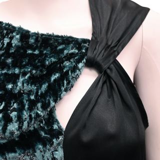 YIGAL AZROUEL | Velvet Burnt Out Knot Top
