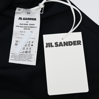JIL SANDER | Dark Blue Midi Shirt Dress