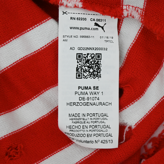 BALMAIN | Distressed Striped Logo Hoodie