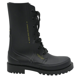 DIOR | Diorcamp Black Rubber Lace Boots