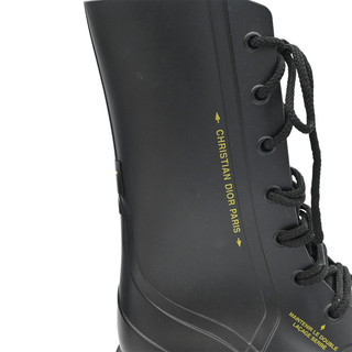 DIOR | Diorcamp Black Rubber Lace Boots