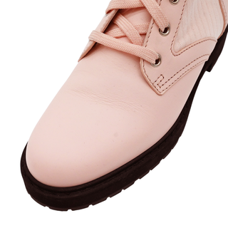 FENDI | Rockoko Pink Zucca Combat Boots