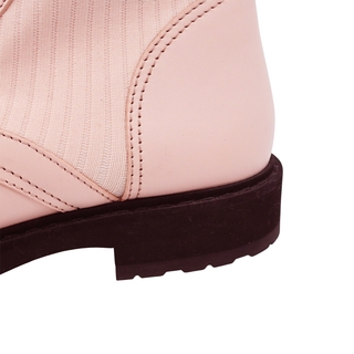 FENDI | Rockoko Pink Zucca Combat Boots