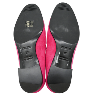 HERMES | Rose Fuchsia Paris Suede Loafers