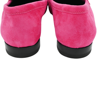 HERMES | Rose Fuchsia Paris Suede Loafers