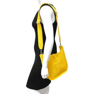 HERMES | Yellow Evelyne III PM Bag