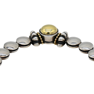 LAGOS | Two-Tone Caviar Disc Necklace