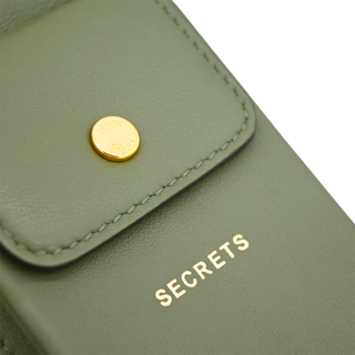 FENDI | Army Green Leather Multi-Accessory Belt