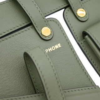 FENDI | Army Green Leather Multi-Accessory Belt