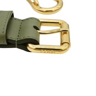 FENDI | Army Green Leather Multi-Accessory Belt