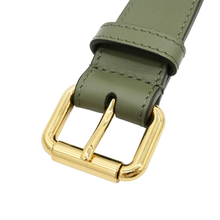 FENDI | Army Green Leather Multi-Accessory Belt