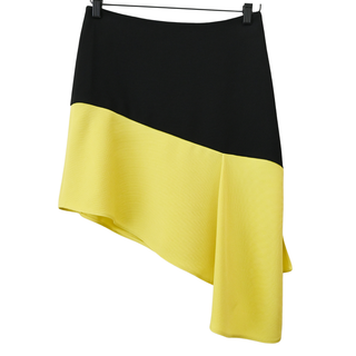 BALENCIAGA | Colorblock Asymmetrical Mini Skirt