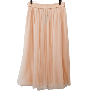 FABIANA FILIPPI | Beige Tulle Midi Skirt
