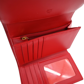MCM | Cognac Visetos Tri-Fold Wallet