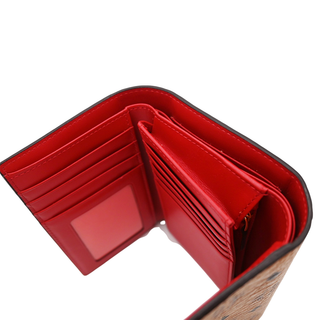 MCM | Cognac Visetos Tri-Fold Wallet