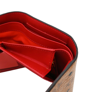 MCM | Cognac Visetos Tri-Fold Wallet