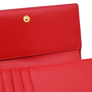 MCM | Cognac Visetos Tri-Fold Wallet