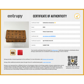 MCM | Cognac Visetos Tri-Fold Wallet
