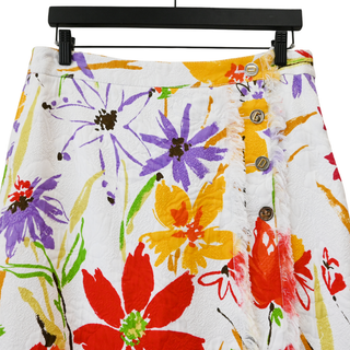 DOLCE & GABBANA | Multicolor Floral Jacquard Mini Skirt