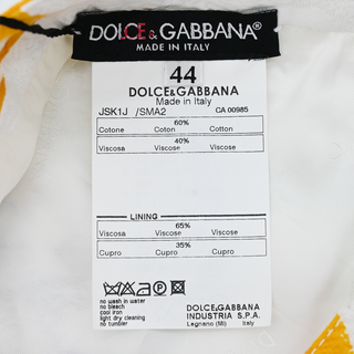 DOLCE & GABBANA | Multicolor Floral Jacquard Mini Skirt