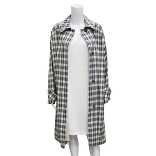 THE ROW | Tavishina Checked Twill Coat