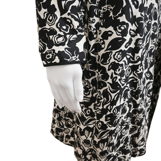 LANVIN | Floral Silk Wrap Midi Dress