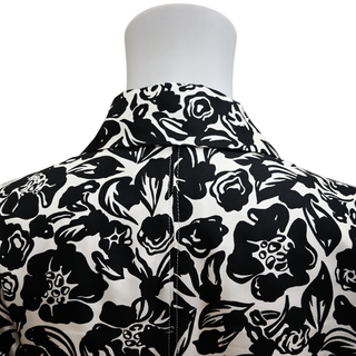 LANVIN | Floral Silk Wrap Midi Dress