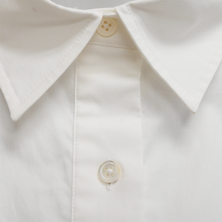 MONSE | White Lace Cascade Shirt Dress