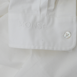 MONSE | White Lace Cascade Shirt Dress