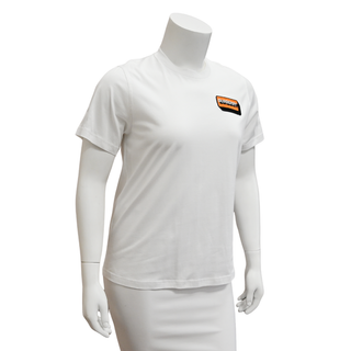 BURBERRY | White Logo Patch Oversized T-Shirt