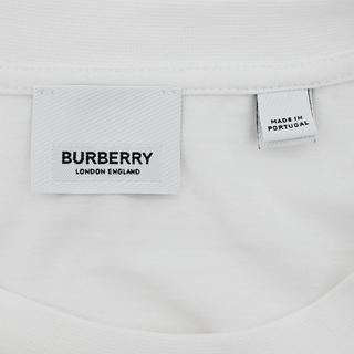 White Logo Patch Oversized T-Shirt