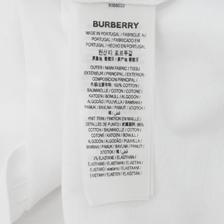 BURBERRY | White Logo Patch Oversized T-Shirt