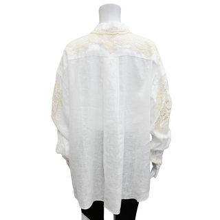 ZIMMERMANN | Lauren Embroidered Linen Shirt