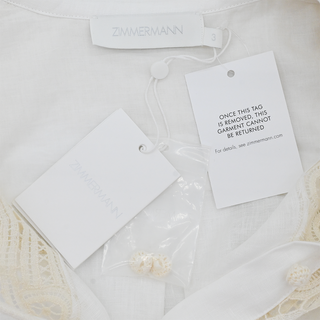 ZIMMERMANN | Lauren Embroidered Linen Shirt