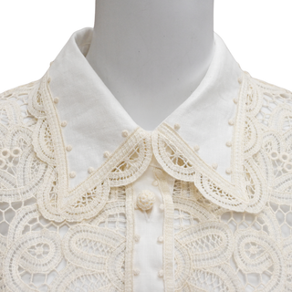 ZIMMERMANN | Lauren Embroidered Linen Shirt