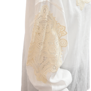 ZIMMERMANN | Lauren Embroidered Linen Shirt