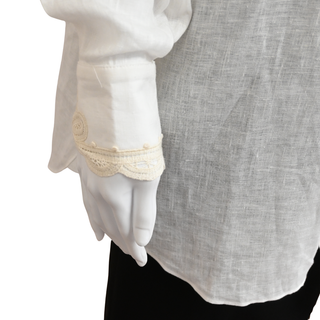 ZIMMERMANN | Lauren Embroidered Linen Shirt