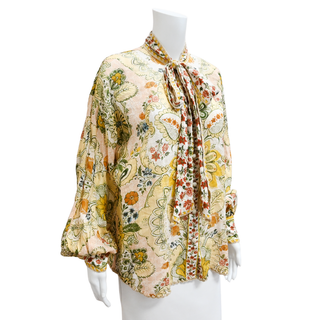 ZIMMERMANN | Laurel Baroque Floral Blouse