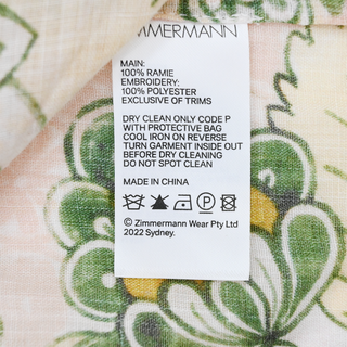 ZIMMERMANN | Laurel Baroque Floral Blouse