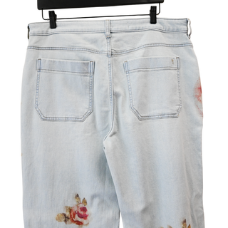 PILCRO | Ryan Relaxed Flare Floral Jeans