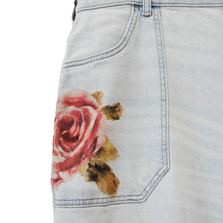 PILCRO | Ryan Relaxed Flare Floral Jeans