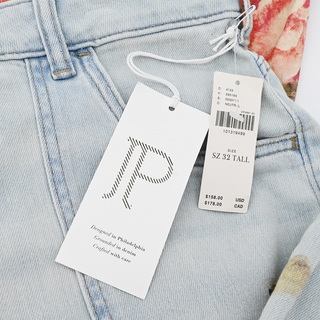 PILCRO | Ryan Relaxed Flare Floral Jeans