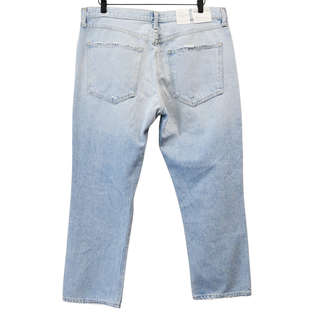 AGOLDE | Riley Distressed Straight Leg Cropped Jeans