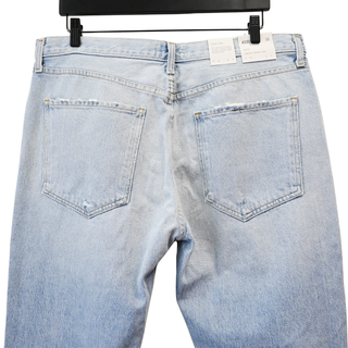 AGOLDE | Riley Distressed Straight Leg Cropped Jeans