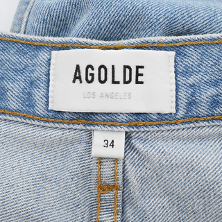 AGOLDE | Riley Distressed Straight Leg Cropped Jeans
